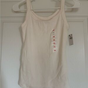 Old Navy Women's Soft White Tank Top